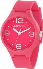 Activa By Invicta AA101-003 Dark Pink Dial Dark Pink Polyurethane