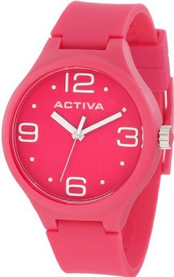 Activa By Invicta AA101-003 Dark Pink Dial Dark Pink Polyurethane