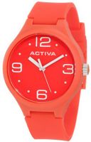 Activa By Invicta AA101-007 Red Dial Red Polyurethane
