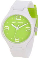 Activa By Invicta AA101-010 Lime Green Dial White Polyurethane