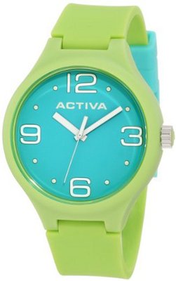 Activa By Invicta AA101-014 Aqua Dial Lime Green Polyurethane