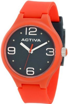 Activa By Invicta AA101-016 Dark Grey Dial Red Polyurethane