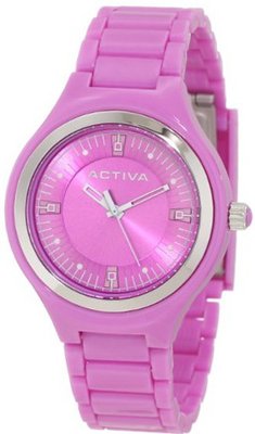 Activa By Invicta AA201-004 Purple Dial Dark Purple Plastic