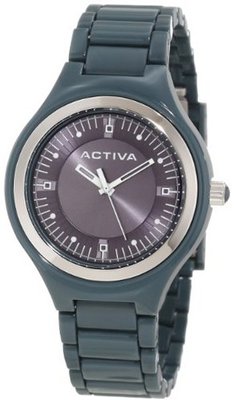 Activa By Invicta AA201-008 Silver Grey Dial Grey Plastic
