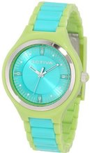 Activa By Invicta AA201-014 Aqua Dial Lime Green and Aqua Plastic