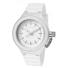 Activa By Invicta AA301-001 White Dial White Polyurethane