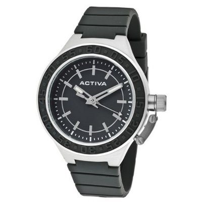 Activa By Invicta AA301-008 Grey Dial Grey Polyurethane