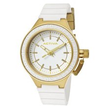 Activa By Invicta AA301-010 White Dial White Polyurethane