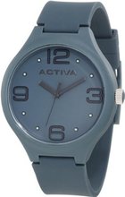 Activa By Invicta Unisex AA100-008 Dark Grey Dial Dark Grey Polyurethane