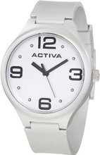 Activa By Invicta Unisex AA100-019 Grey Dial Grey Polyurethane