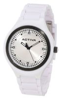 Activa By Invicta Unisex AA200-001 Silver Dial White Plastic