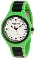Activa By Invicta Unisex AA200-013 Silver Dial Green Plastic