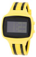 Activa By Invicta Unisex AA400-005 Black Digital Dial Yellow and Black Polyurethane