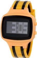 Activa By Invicta Unisex AA400-020 Black Digital Dial Mustard and Black Polyurethane