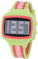Activa By Invicta Unisex AA401-014 Black Digital Dial Lime Green, Red and Pink Polyurethane