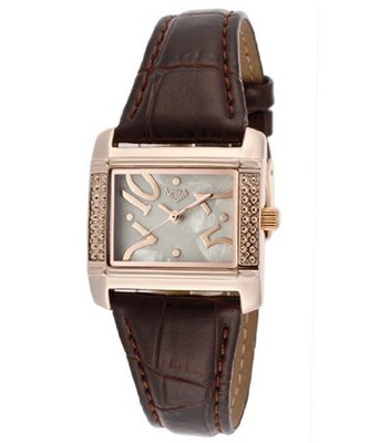 White Pearl Tone Brown Leatherette