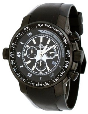 Adee Kaye #AK2223-MIPB Polyurethane Strap Tachymeter Chronograph