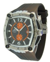 Adee Kaye AK4009-M-BLKORG Miyota Chronograph Quartz Movement