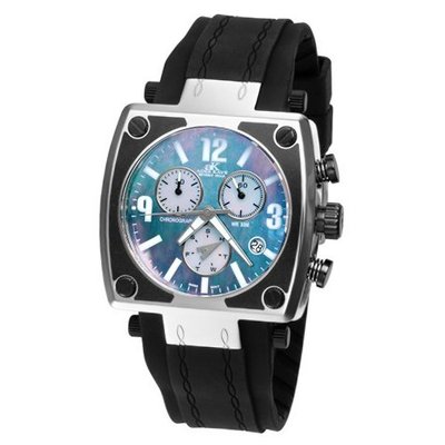 Adee Kaye AK4051-L-BLK Shox Swiss ISA Quartz Chronograph Movement