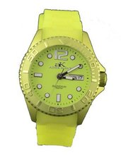 Adee Kaye #AK543-L Lime Green Aluminum Rubber Strap Casual Sports