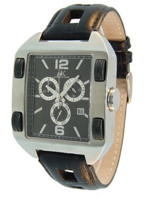 Adee Kaye AK6268-M-BLK Swiss ISA Chronograph Movement