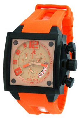 Adee Kaye #AK7115-MIPB Persona Collection Polyurethane Strap Chronograph