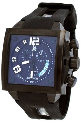 Adee Kaye #AK7115-MIPB Persona Collection Polyurethane Strap Chronograph