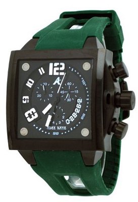 Adee Kaye #AK7115-MIPB Persona Collection Polyurethane Strap Chronograph