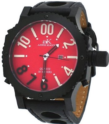 Adee Kaye AK7211-MIPB RDWH Oversized Quartz Military