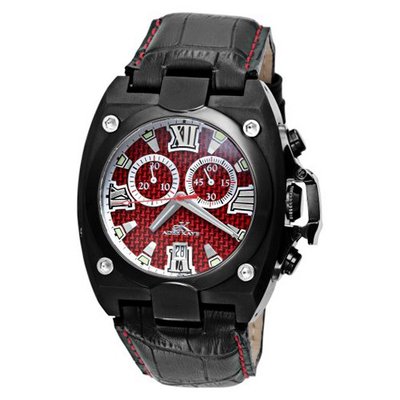 Adee Kaye AK7982-M-RED Swiss ISA Quartz Chronograph Movement