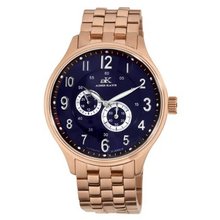 Adee Kaye AK8021-MRG BLUBLK Crose Automatic Rose-Tone Bracelet