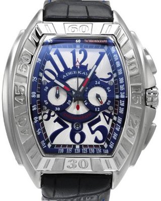 Adee Kaye Stainless Steel Chronograph  .