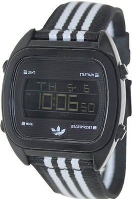 Adidas Unisex Sydney ADH2731 Black Nylon Quartz with Black Dial