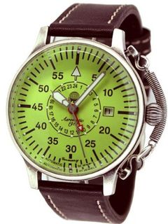 Aeromatic 1912 Automatic 24 Hour , Luminous Dial and Crown Guard A1396