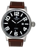 Aeromatic 1912 Automatic XL Size Military with Black Dial, Onion Crown A1361