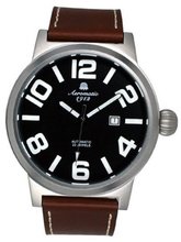Aeromatic 1912 Automatic XL Size Military with Black Dial, Onion Crown A1361