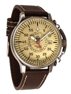 Aeromatic 1912 Beige Dial Automatic Aviator's A1382