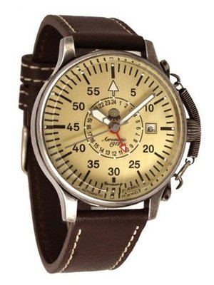 Aeromatic 1912 Beige Dial Automatic Aviator's A1382