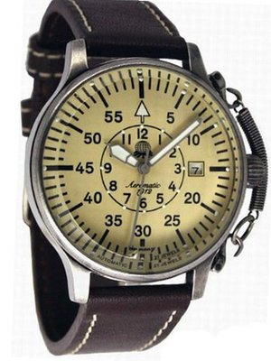 Aeromatic 1912 Beige Dial Automatic Aviator's A1383