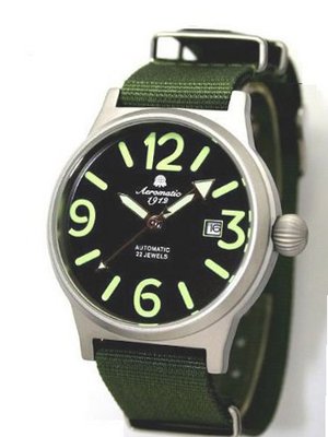 Aeromatic 1912 WW-2 Styled Automatic Military A1337