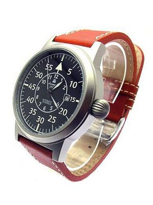 Aeromatic 1912 XL Aviator Automatic , Leather Strap A1346