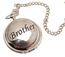 Pocket - Solid pewter fronted mechanical skeleton pocket - Brother design 47