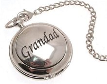 Pocket - Solid pewter fronted mechanical skeleton pocket - Grandad design 46