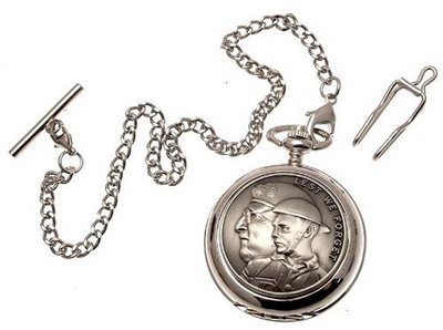 Pocket - Solid pewter fronted mechanical skeleton pocket - Lest We Forget design 63