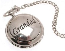 Pocket - Solid pewter fronted quartz pocket - Grandad design 46