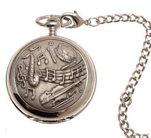 Pocket - Solid pewter fronted quartz pocket - Musical design 43