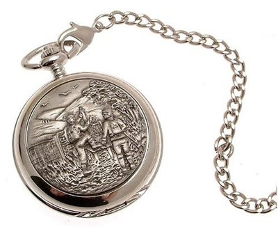 Pocket - Solid pewter fronted quartz pocket - Ramblers design 35