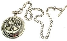 Solid Pewter fronted quartz pocket - Bud Rennie Mackintosh design