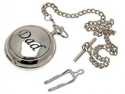 Solid Pewter fronted quartz pocket - Dad design