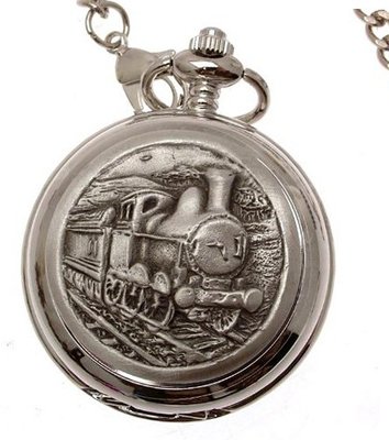 Train pocket pewter fronted mechanical design 65